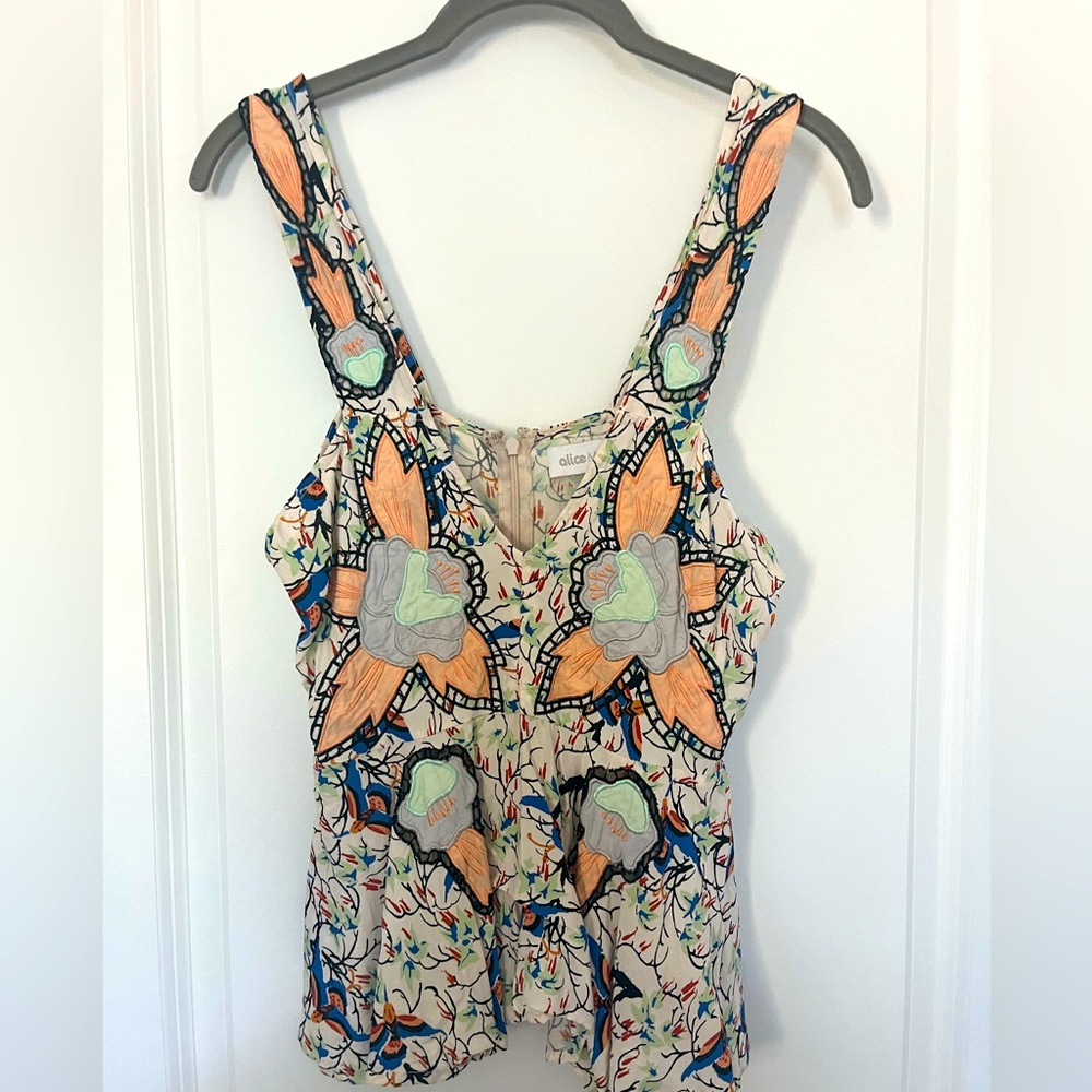 Alice McCall Multicolor Floral Tank Top